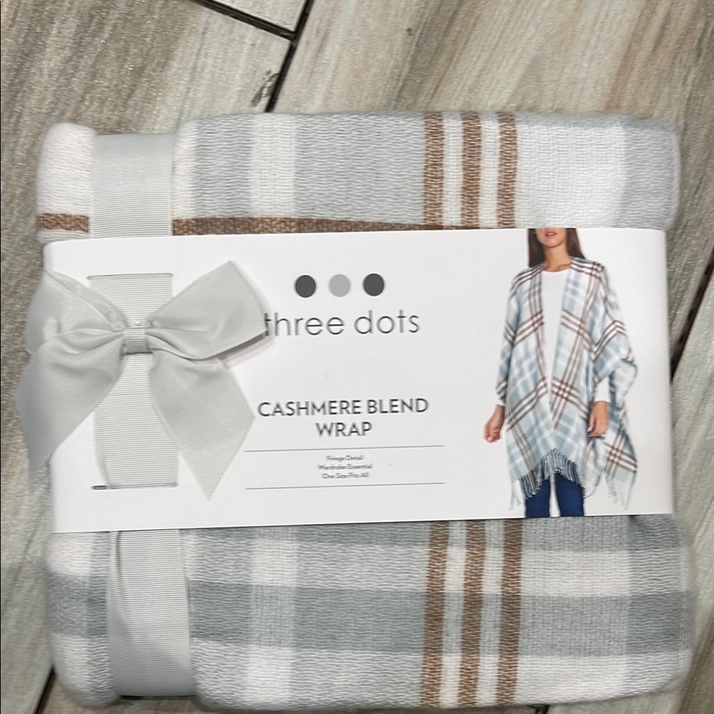 Three Dots Cashmere Blend Wrap